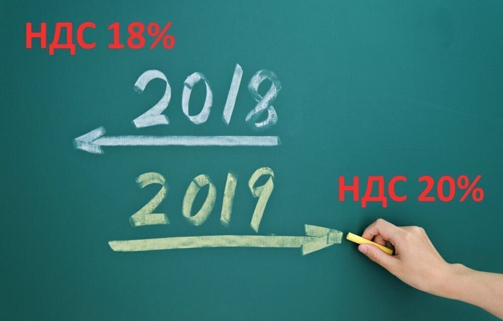 Повышение НДС до 20% с 1 января 2019 года