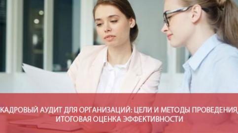 Кадровый аудит для организаций: цели и методы проведения, итоговая оценка эффективности