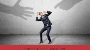 Ответственность бухгалтера за налоговые правонарушения